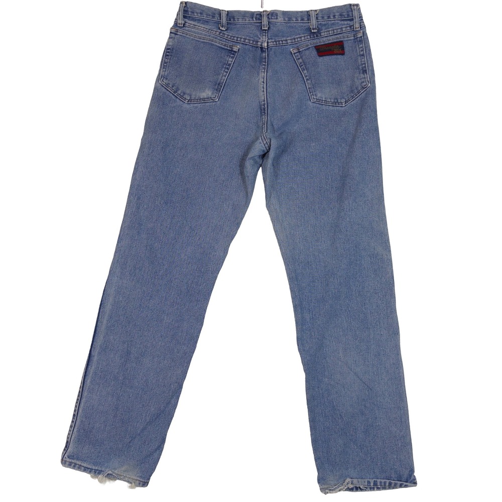 Wrangler 20X Style 22 Jeans 35x34 Mens Relaxed Fit Medium Wash Blue